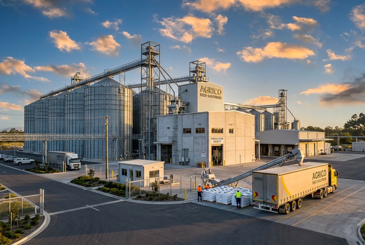 FeedRani modern feed manufacturing plant, pellet mill and warehousing facility