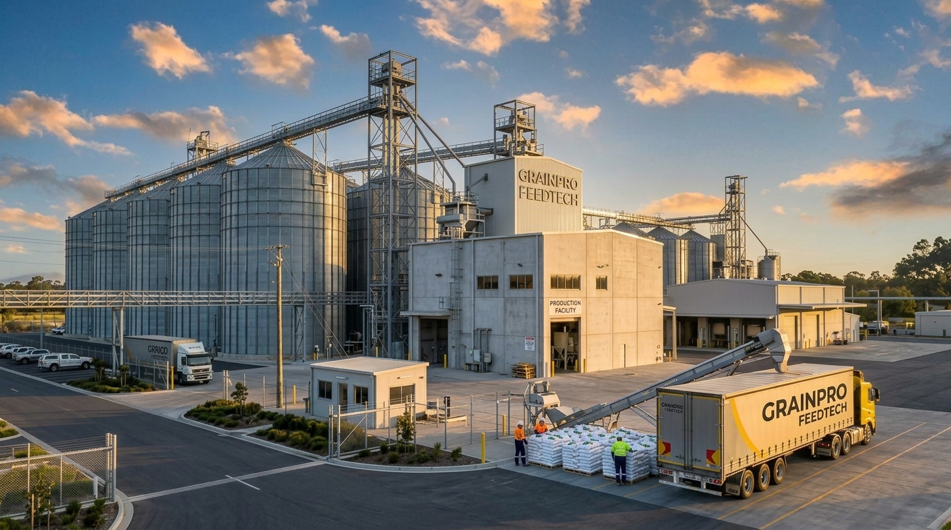 FeedRani modern feed manufacturing plant, pellet mill and warehousing facility